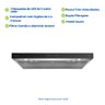 Depurador 80cm de Cozinha Coifa Inox Exaustor Removível 110v - 3