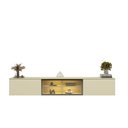 Ver imagem 2 de Aparador Nicho Sala Suspenso Luminare 215 Off White - Gelius