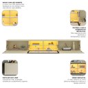 Ver imagem 4 de Aparador Nicho Sala Suspenso Luminare 215 Off White - Gelius