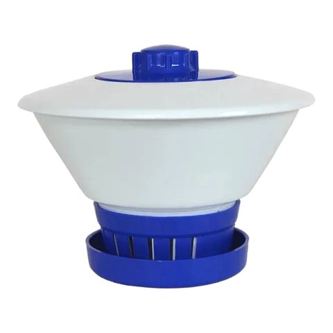 Clorador Flutuante para Piscina Margarida Clorador Flutuador de Pastilhas de Cloro 200g - Brustec