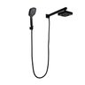 Ducha Abs Preto Fosco Autolimpante C/ Duchinha Manual Black - 2