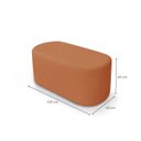 Ver imagem 2 de Puff Recamier Paris 100 Cm Estofado para Quarto Solteiro Boucle Premium - Clique Chique