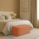 Ver imagem 1 de Puff Recamier Paris 100 Cm Estofado para Quarto Solteiro Boucle Premium - Clique Chique