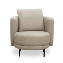 Ver imagem 2 de Poltrona Decorativa Leroy Fixa Moderna em Couro