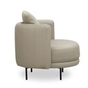 Ver imagem 5 de Poltrona Decorativa Leroy Fixa Moderna em Couro
