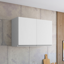 Ver imagem 2 de Armário de Geladeira Aereo 2 Portas Andreia 80cm Ajl Móveis:branco