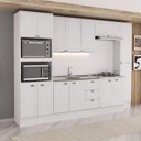 Ver imagem 3 de Armário de Cozinha Completa com Balcão Milla Nara Carraro Branco