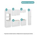 Ver imagem 5 de Armário de Cozinha Completa com Balcão Milla Nara Carraro Branco