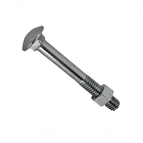Parafuso Frances Zinc C/porca C 5/16equot;x3.1/2equot; 100p