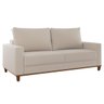 Conjunto Estofado Living 3 Lugares + 2 Poltrona Napoles Linho Bronze - Casa Giulia - 2