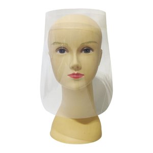 Mascara Face Shield Kit 10 Uni Facial Protetor Ajustavel Viseira Respingos Escudo Epi Abmidia Pf/50