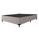 Ver imagem 2 de Cama Box Casal 1,38m com 38cm de Altura Suede Prince Cinza