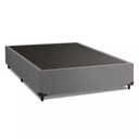 Ver imagem 1 de Cama Box Casal 1,38m com 38cm de Altura Suede Prince Cinza