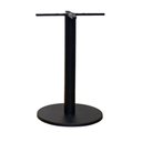 Ver imagem 1 de Base de Mesa de Jantar Redonda Pisa Beta Fratini 72 Cm Altura em Aço Cor Preto com Disco Redondo