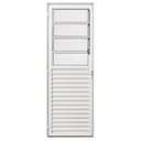 Ver imagem 1 de Porta de Alumínio Branco Basculante Hale Esquadrias - Lado Esquerdo - 2.10 (a) X 0.90 (l)