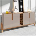 Ver imagem 2 de Buffet Aparador Sala de Jantar 190cm Nay C14 Off White/cedro - Mpozenato