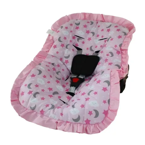 Capa de Bebê Conforto Mt - Soninho Rosa