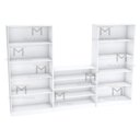Ver imagem 4 de KIT CLOSET QUARTO ARMÁRIOS DE PRATELEIRAS M485.B (CASA, LOJA) MUNDI MOVEIS