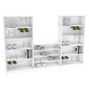 Ver imagem 3 de KIT CLOSET QUARTO ARMÁRIOS DE PRATELEIRAS M485.B (CASA, LOJA) MUNDI MOVEIS