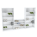 Ver imagem 1 de KIT CLOSET QUARTO ARMÁRIOS DE PRATELEIRAS M485.B (CASA, LOJA) MUNDI MOVEIS