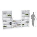 Ver imagem 7 de KIT CLOSET QUARTO ARMÁRIOS DE PRATELEIRAS M485.B (CASA, LOJA) MUNDI MOVEIS