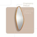 Ver imagem 4 de Espelho Decorativo Orgânico Aura 37x91cm Moderna Mobília