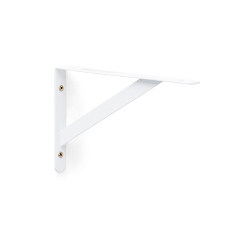 Kit 10X Suporte Mão Francesa para Prateleira de 20 cm Branco