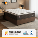 Ver imagem 4 de Cama Box Baú Casal Colchão Casal Catalunha Molas Ensacadas 138x188x36cm