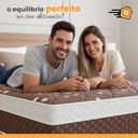Ver mais imagens de Cama Box Baú Casal Colchão Casal Catalunha Molas Ensacadas 138x188x36cm