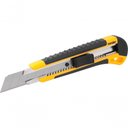 Ver imagem 4 de Estilete Largo 25mm Corpo Plástico Guia Metálica Botão T