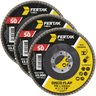 Disco Lixa Flap 115mm Grão 50 Madeira Aço Desbaste | 03 Un - 1