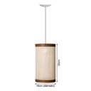 Ver imagem 3 de Pendente Essence Tela Indiana Ratan Palha e Sintético D16 Fio Branco 150cm
