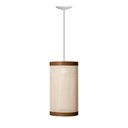 Ver imagem 2 de Pendente Essence Tela Indiana Ratan Palha e Sintético D16 Fio Branco 150cm