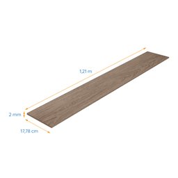 Piso Vinílico em Régua 17,78cm x 2mm x 1,21m Sofisticato Ruffino - 6