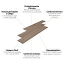 Ver imagem 5 de Piso Vinílico em Régua 17,78cm x 2mm x 1,21m Sofisticato Ruffino