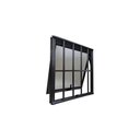 Ver imagem 4 de Vitro Maxim Ar com Grade Preto 80x80 Linha 25 Jade