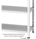 Ver imagem 5 de Bancada de Aço 40x0,91x1,0 C/ 3 Bandejas Leve