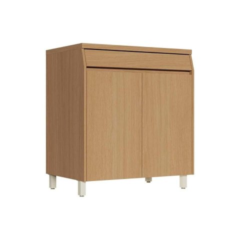 Módulo Cozinha Nesher Simone Mendes Balcão C/ Tampo Simone Mendes C/ 2 Portas e 1 Gaveta 80cm