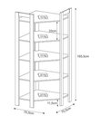 Ver imagem 7 de Estante de Livros 71CMX166CM Canto Multiuso Branco