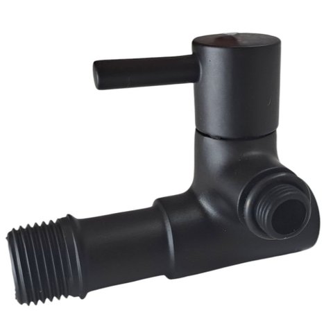 Registro 1/4 Volta P/ Filtro de Água Saída 1/2 Preto Fosco:black