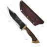 Faca Bowie Artesanal 8' Full Tang Aço Carbono 5160 Muito Forte 4mm Monobloco - 5