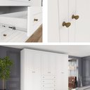 Ver imagem 4 de Guarda-roupa Casal 262cm 6 Portas 4 Gavetas Arizona Henn
