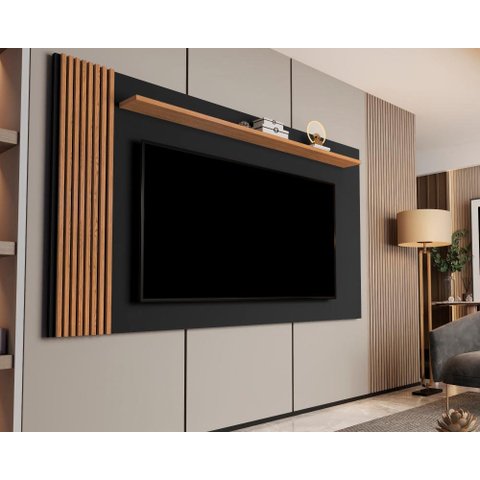 Painel Ripado para Tv até 70 Polegadas Grécia 180cm