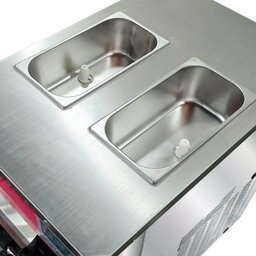 Máquina de Sorvete Expresso 3 Sabores Inox Conservação Noturna - 220v - 7