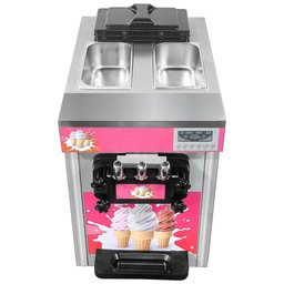 Máquina de Sorvete Expresso 3 Sabores Inox Conservação Noturna - 220v - 6