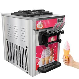 Máquina de Sorvete Expresso 3 Sabores Inox Conservação Noturna - 220v - 10