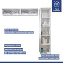 Ver imagem 6 de Lavanderia Modulada Uberaba 1 Armário Multiuso e 2 Armários Aéreos - Kaiki Móveis Branco