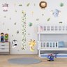 Régua Crescimento e Adesivos Decorativos Infantil Safari - 1
