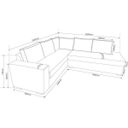 Ver imagem 3 de Sofá de Canto 5 Lugares Laura Espresso Móveis