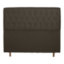 Ver imagem 2 de Cabeceira Cama Box Queen Jadi 160 Cm Suede Marrom - MV Estofados Shop